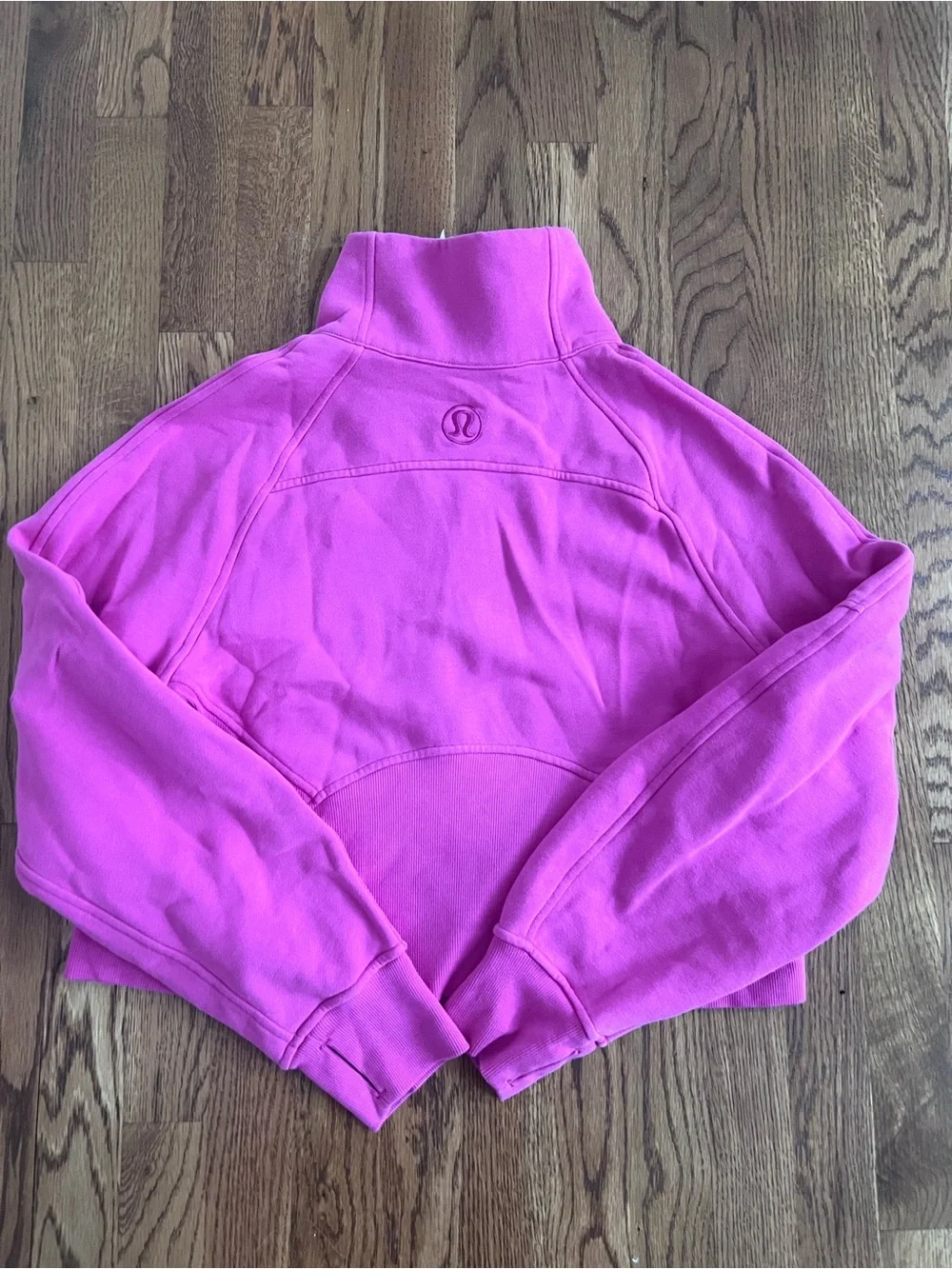 Lululemon 1/2 Zip Cropped Scuba Sweatshirt - Picture 10 of 14
